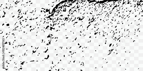 Black and white abstract pattern of layered geological strata and textured rock formations background