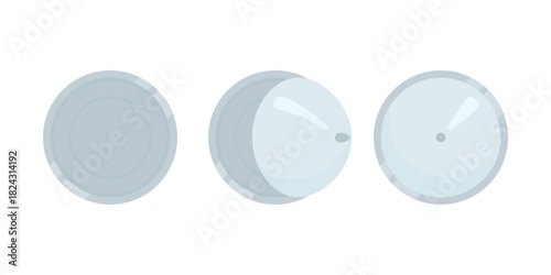 A restaurant dish, open and closed, on a white background. Presentation of the dish. Food tray.