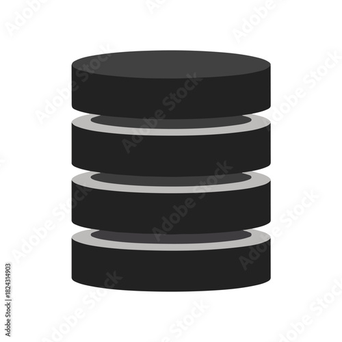 big database data storage technology icon
