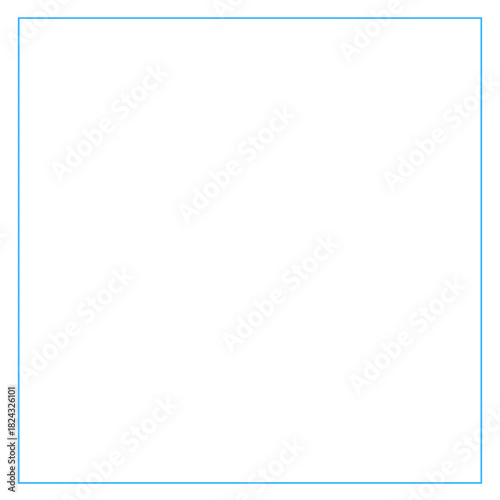blank white frame