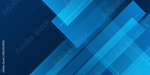 Simple blue background with light multiply and shiny effect vector illustration. Suit for business abstract modern abstract