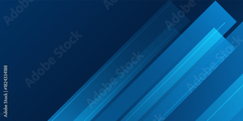 Simple blue background with light multiply and shiny effect vector illustration. Suit for business abstract modern