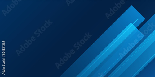 Simple blue background with light multiply and shiny effect vector illustration. Suit for business abstract