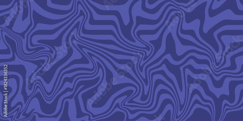 Abstract blue wavy lines pattern background. Vector psychedelic retro style backdrop. Waves, swirl and twirl pattern. waves seamless pattern abstract background . 