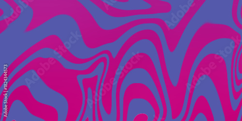 Aesthetic background of purple liquid wave seamless pattern. wavy line abstract background. Psychedelic groovy.  Abstract background pattern with colorful waves.
