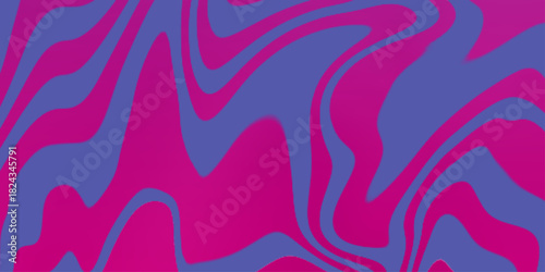 Aesthetic background of purple liquid wave seamless pattern. wavy line abstract background. Psychedelic groovy.  Abstract background pattern with colorful waves.
