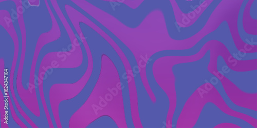Aesthetic background of purple liquid wave seamless pattern. wavy line abstract background. Psychedelic groovy.  Abstract background pattern with colorful waves.

