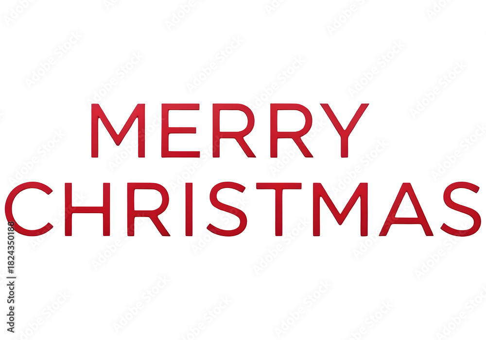 Fototapeta premium Merry Christmas Text on Black Background