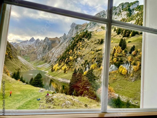 Mountain view from the window