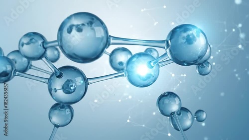 Molecular Structure Animation: Science, Chemistry, and Technology Concepts
