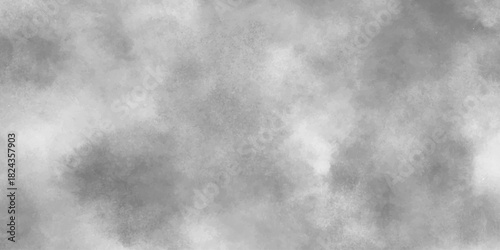 Hazy gray clouds float across the frame, forming a peaceful yet moody ambiance. Soft textures and smooth shading create a fog-like effect, giving the image an airy, ethereal quality. 