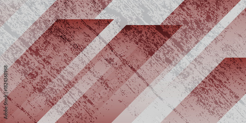 Dark red and grey grunge stripes abstract banner design. Modern trendy design in Vector Illustration