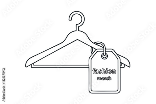 Fashion Merchandise Hanger with Price Tag