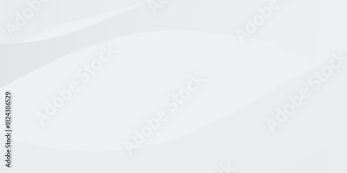 abstract white background with gradient color and artistic dynamic line decoratio. Abstract white wave background with smooth curves.