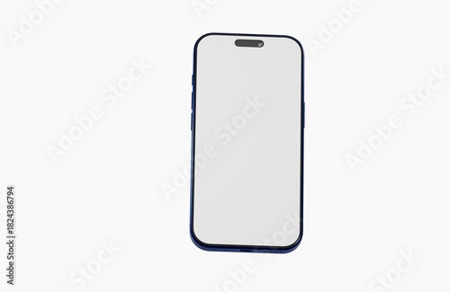 Blank smartphone screen wit...