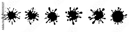 Blot  icon vector set. blotch illustration sign collection. blur symbol. spray Logo. splatter web icons.