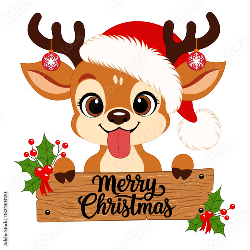 New Year's deer. Deer