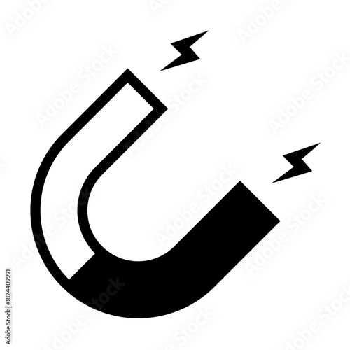 Magnet icon vector for graphic design, logo, web site, social media, mobile app, ui illustration