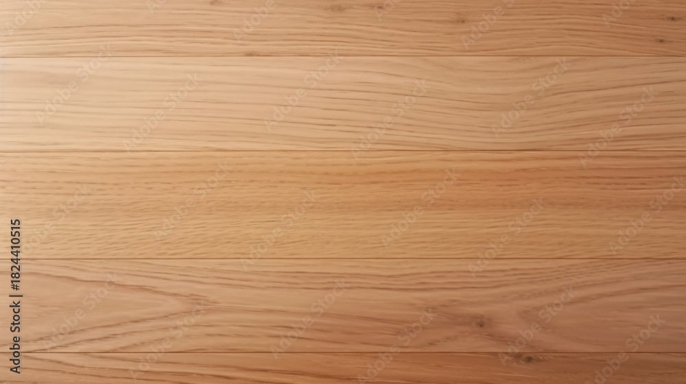 Fototapeta premium A smooth, light-colored wooden surface with subtle grain patterns, ideal for design and interior applications.