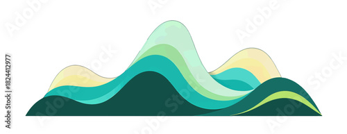Abstract Waveform Design in Green and Yellow