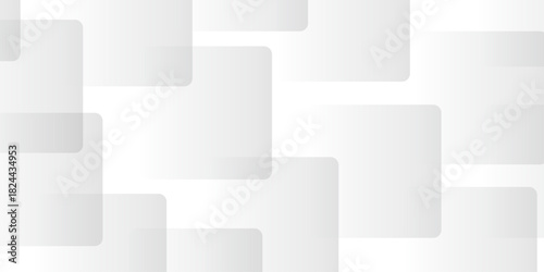 Abstract background white modern background. Gradient square shape design. Futuristic technology concept. Abstract geometric line square seamless pattern.