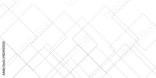 Abstract background white modern background. Gradient square shape design. Futuristic technology concept. Abstract geometric line square seamless pattern.