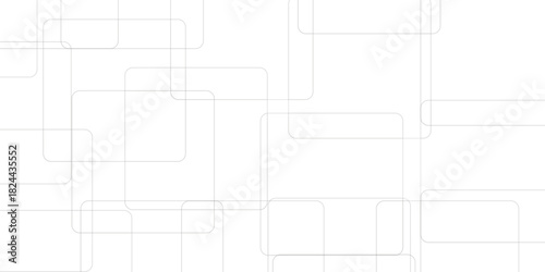 Abstract background white modern background. Gradient square shape design. Futuristic technology concept. Abstract geometric line square seamless pattern.