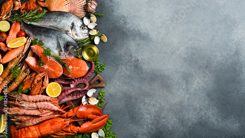 Slika na platnu Fresh seafood