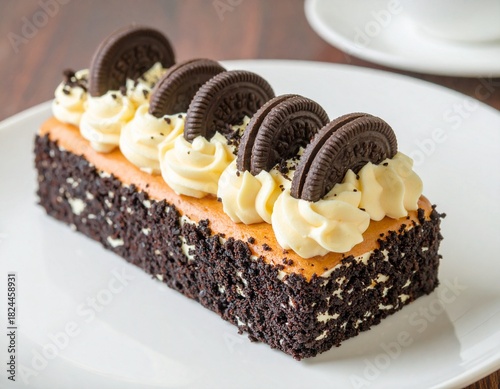 cake with crunchy crumble chocolate and oreo