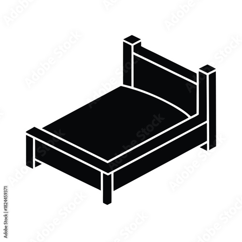 Bed Icon Vector Illustration