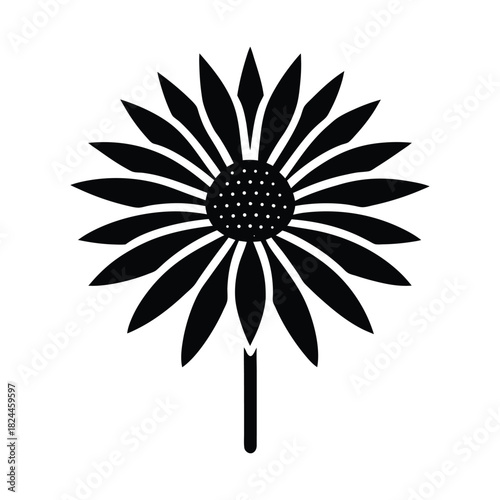 Coneflower Icon Vector Illustration