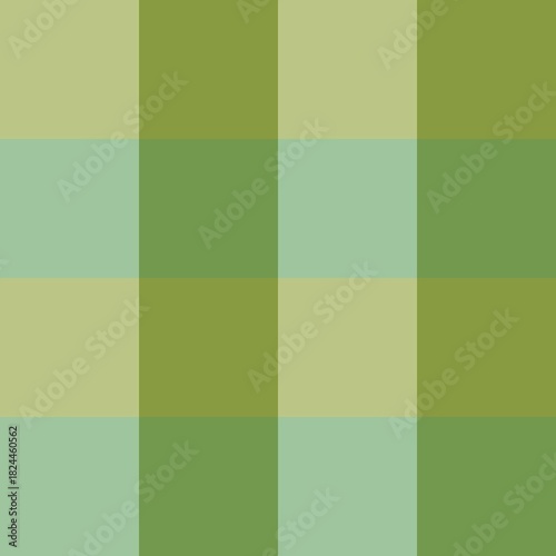green gingham fabric	
