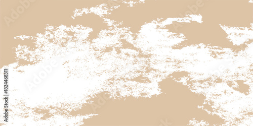 Abstract grunge floral pattern texture design on an old brown vintage paper surface background