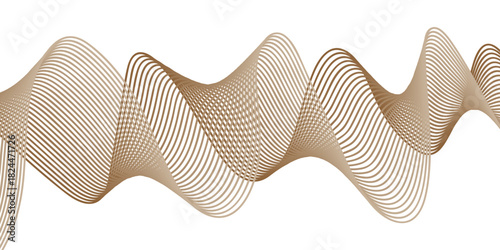 Abstract golden background vector illustration with a dynamic blue wave design pattern concept for fashion shoes