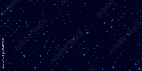 High speed dot moving technology concept. stripes halftone with blue light. speed movement pattern and motion blur over dark blue background