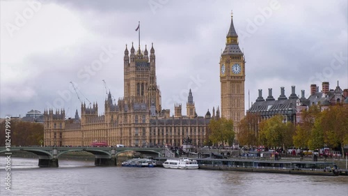London Timelapse-  Houses Of Parliament- Palace of Westminster