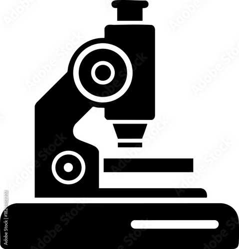 Flat vector icon representing a spectrometer device for scientific analysis