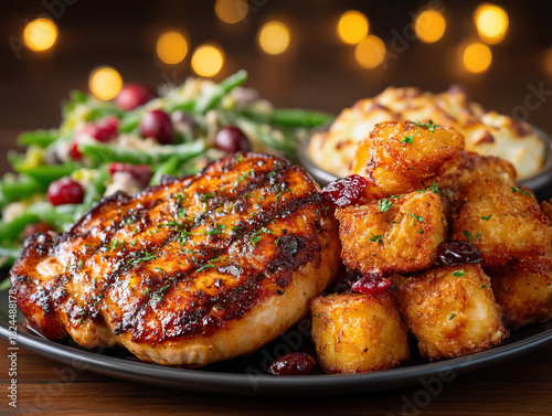 a restaurant Christmas menu