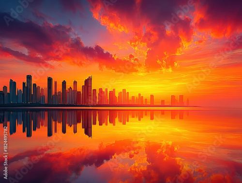 Mumbai India skyline
