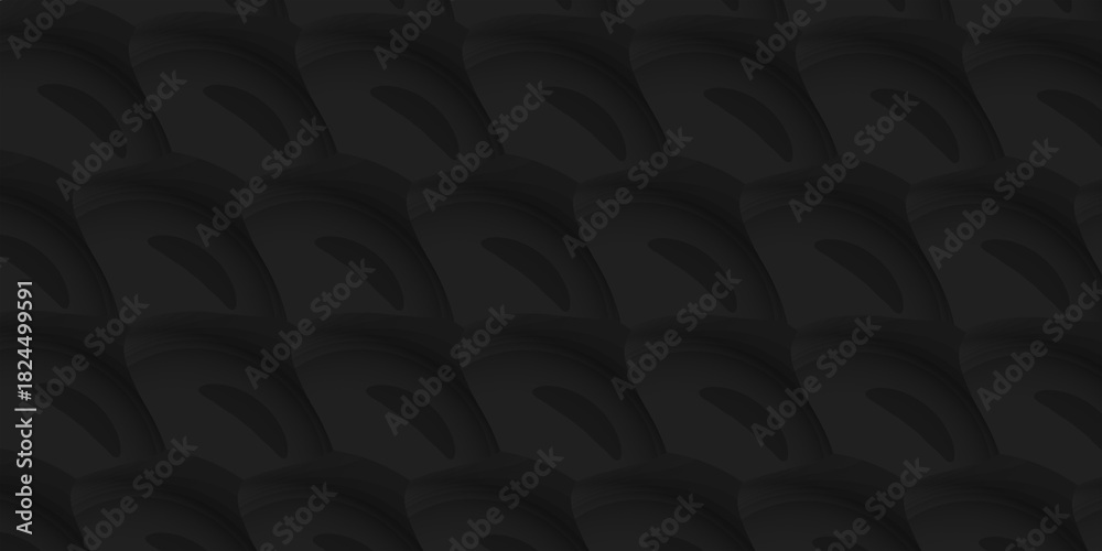 Obraz premium Abstract pattern of geometric forms. 3d render. 
