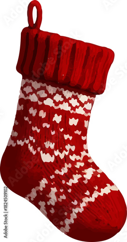 red christmas stocking