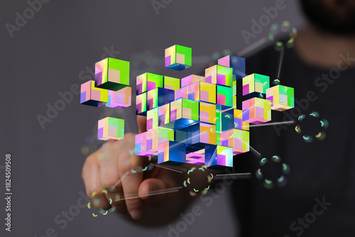 Abstract digital concept wi...