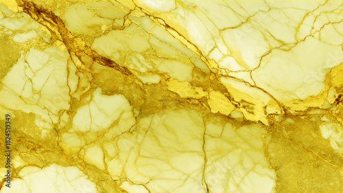 Elegant golden yellow marble texture, natural intricate veining pattern surface. Vector, illustration