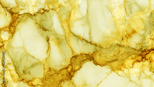 Greenish-yellow and golden natural marble stone texture background surface Vector, illustration