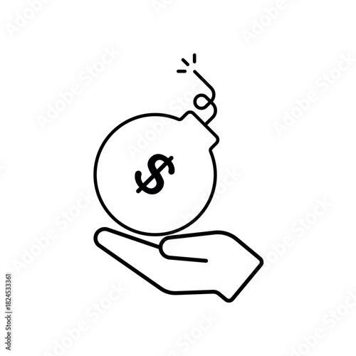 Icon a Debt Obligation, isolated against a clean background.