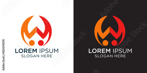 Logo design showcasing unity and collaboration, perfect for tech startups, innovative teams, or community based organizations seeking a fresh, dynamic branding concept