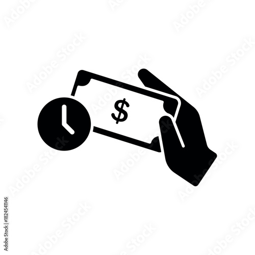 Icon a Payment History, isolated against a clean background.