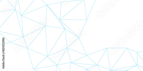 abstract pattern of interconnected nodes and lines in shades of teal and aquamarine. A digital network connection or scientific design with connection and network concept.