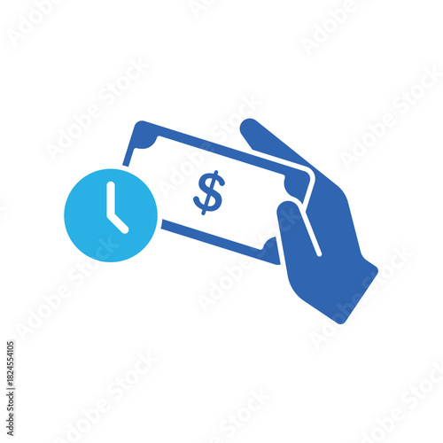 Icon a Payment History, isolated against a clean background.