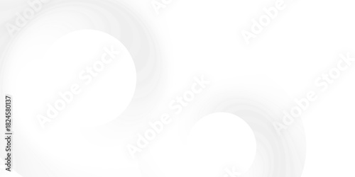 Abstract white gray colors with circle lines pattern texture background. Use for modern design business concept.